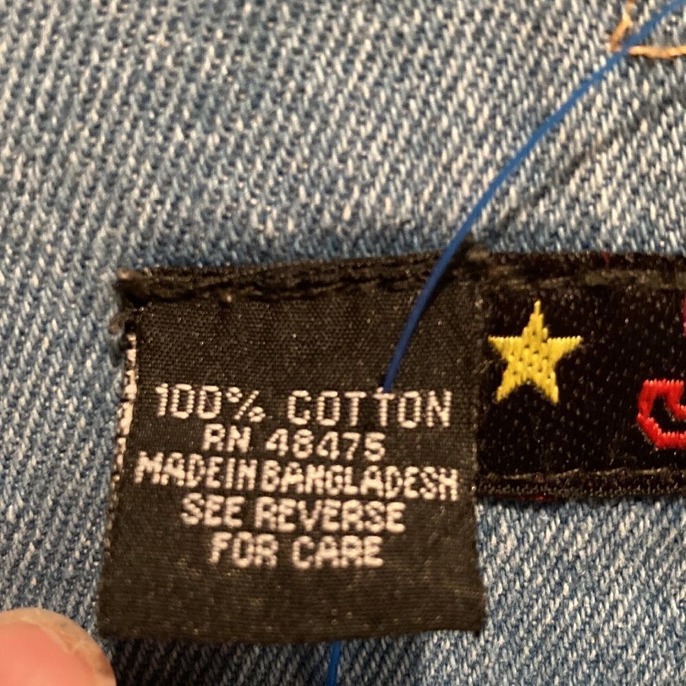 Denim Bib Overall Shorts Size 7/8 - Picture 6 of 6